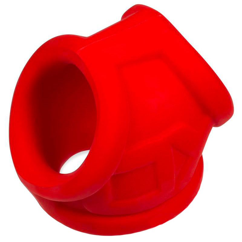 OxBalls Oxsling Silicone Power Sling Red Ice|Front View|"oxsling design - front view"