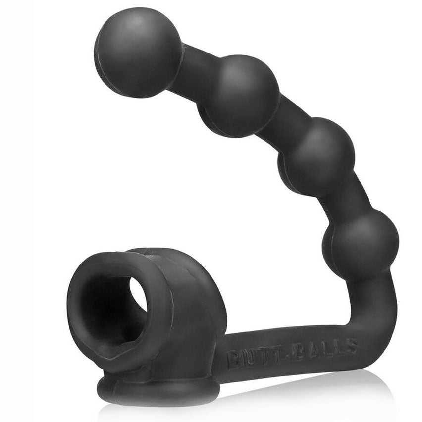 Oxballs-Cocksling-2-With-Attached-Buttballs-Buttplug|Front View|"dual function-front view"