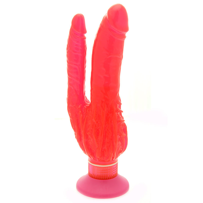 9 Inch Wall Bangers Double Penetrator Waterproof Vibrator|Front View|"Wall bangers vibrator - front view"