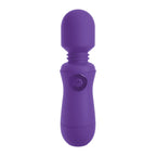 OMG Silicone Rechargeable Wand Purple | Front View | Purple massage wand