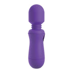 OMG Silicone Rechargeable Wand Purple | Detail View | Control interface close-up