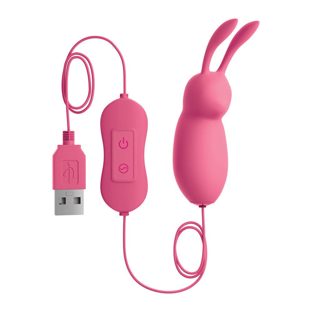 OMG-Bullets-Cute-Vibrating-Bullet-Pink|Front View|"compact bullet vibrator pink-front view"