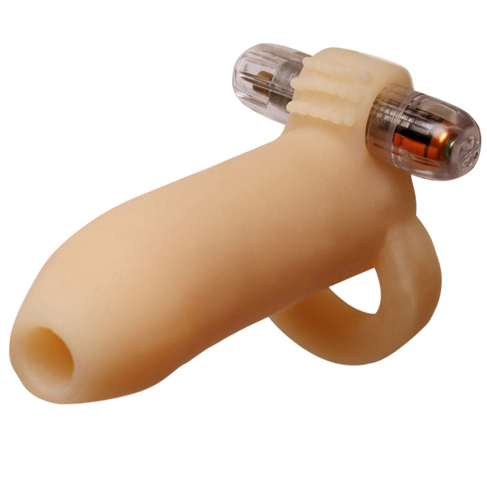 Ready 4 Action Real Feel Penis Enhancer|Front View|"enhancer design - front view"