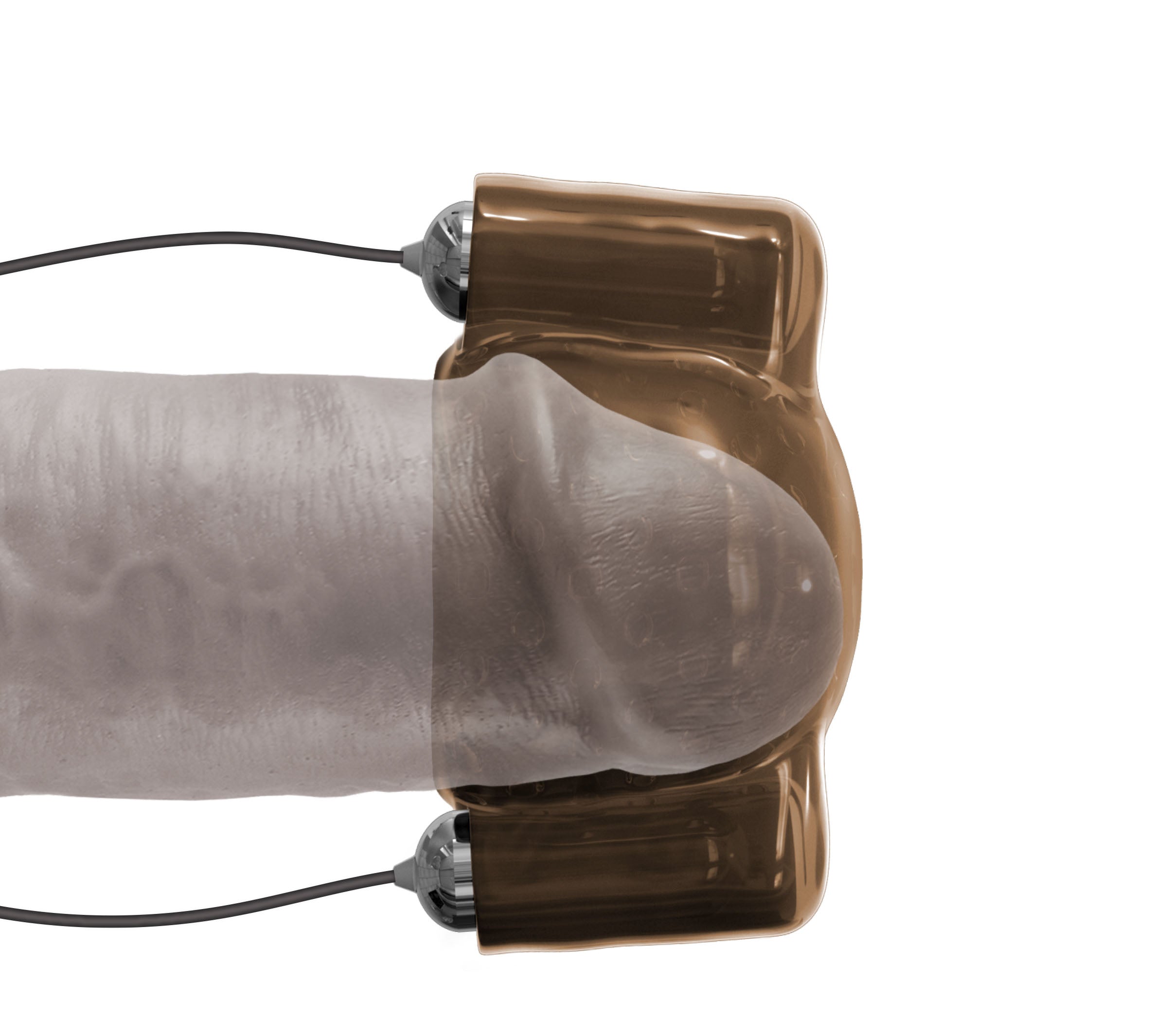 Classix Dual Vibrating Head Teaser|Side View|"teaser detail - side view"