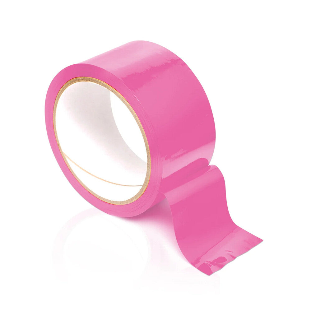 Fetish Fantasy Series Pleasure Tape Pink|Front View|"pink bondage tape-front view adult toys direct"|