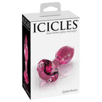 Icicles-No-79-Pink-Crystal-Glass-Butt-Plug|Set View|"complete kit-set view"