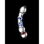 Icicles No. 18 Glass GSpot Dildo|Back View|"glass gspot dildo - back view"