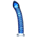 Icicles 29 Hand Blown Glass Massager|Front View|"hand blown glass massager - front view"