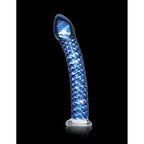 Icicles 29 Hand Blown Glass Massager|Side View|"hand blown glass massager - side view"