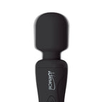 Wanachi Black Body Recharger Rechargeable Wand|Detail|"black rechargeable massage wand - detail view"
