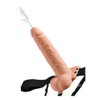 Fetish Fantasy 7.5 Inch Hollow Squirting Strapon|Front View|"Fetish Fantasy 7.5 Inch Hollow Squirting Strapon - front view"