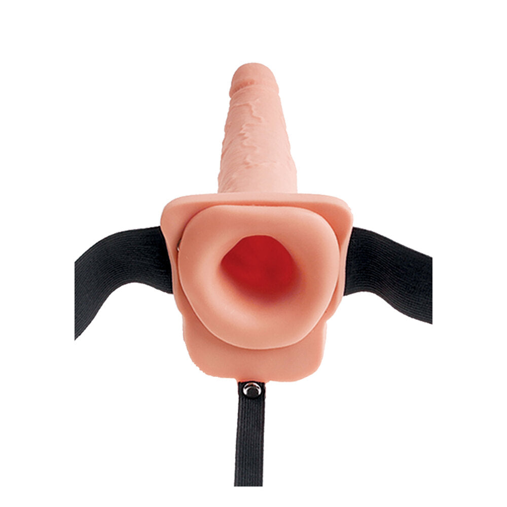 Fetish Fantasy 7.5 Inch Hollow Squirting Strapon|Back View|"Fetish Fantasy 7.5 Inch Hollow Squirting Strapon - back view"