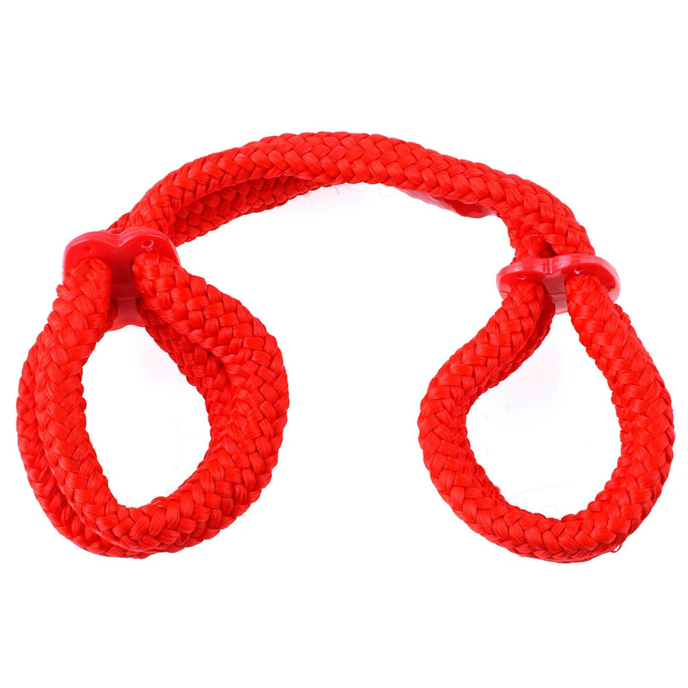 Fetish Fantasy Series Silk Rope Love Cuffs|Front View|"silk rope restraints-front view adult toys direct"|