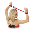 Fetish Fantasy Series Silk Rope Love Cuffs|Back View|"cuff system-back view adult toys direct"|
