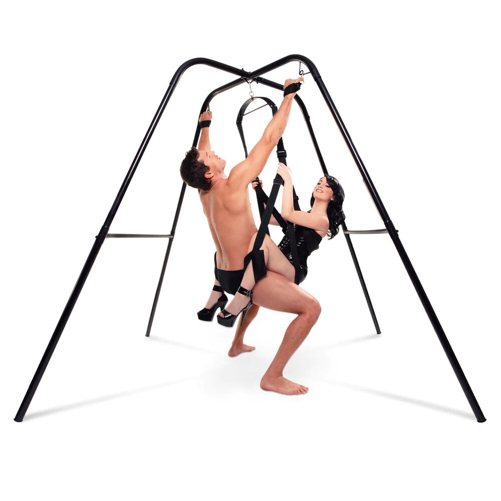 Fetish Fantasy Sex Swing Stand|Front View|"sex swing stand system-front view adult toys direct"|