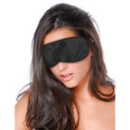 Fetish Fantasy Series Satin Love Mask Black|Front View|"satin blindfold mask-front view adult toys direct"|