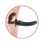 Fetish Fantasy Vibrating Strapless Strap On Dildo|Side View|"vibrating detail - side view"