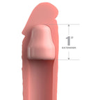 XTensions Elite 1 Inch Penis Extender|Side View|"extender detail - side view"