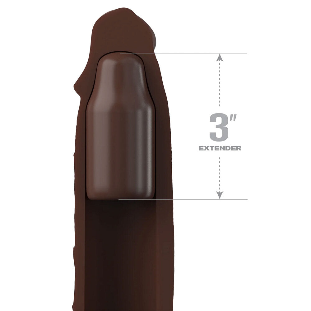 XTensions Elite 3 Inch Penis Extender With Strap|Side View|"strap detail - side view"