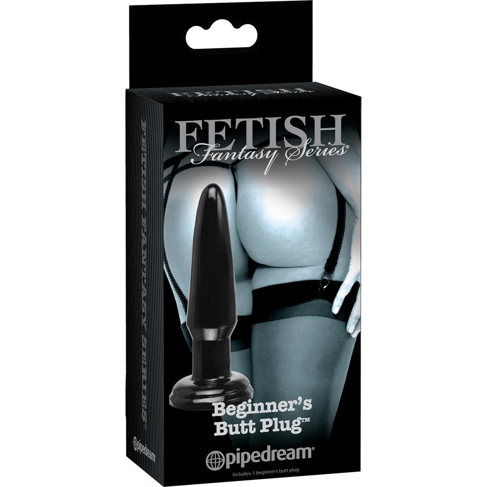 Fetish Fantasy Series Beginners Butt Plug|Back View|"base design-back view adult toys direct"|