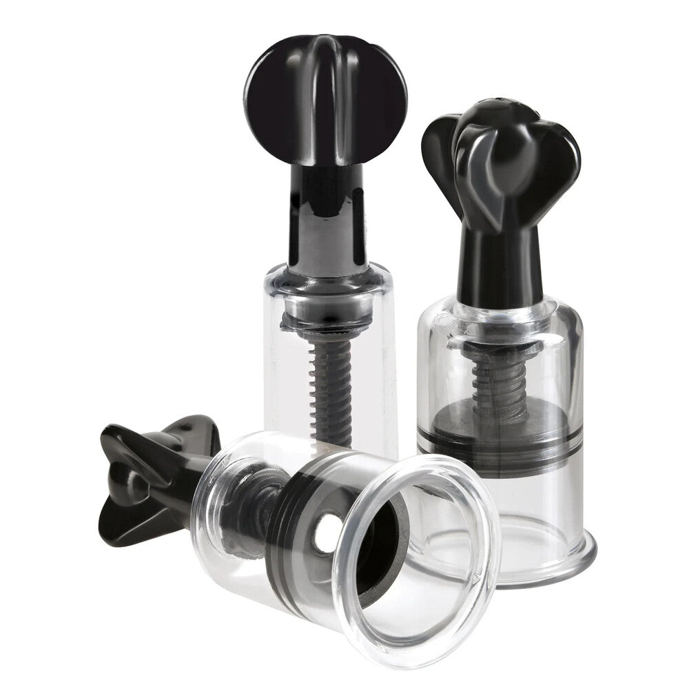 Fetish-Fantasy-Series-Super-Sucker-Trio-For-Clit-And-Nipples|Front View|"triple stimulation system-front view"