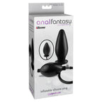 Anal-Fantasy-Inflatable-Silicone-Plug|Side View|"ergonomic design-side view"