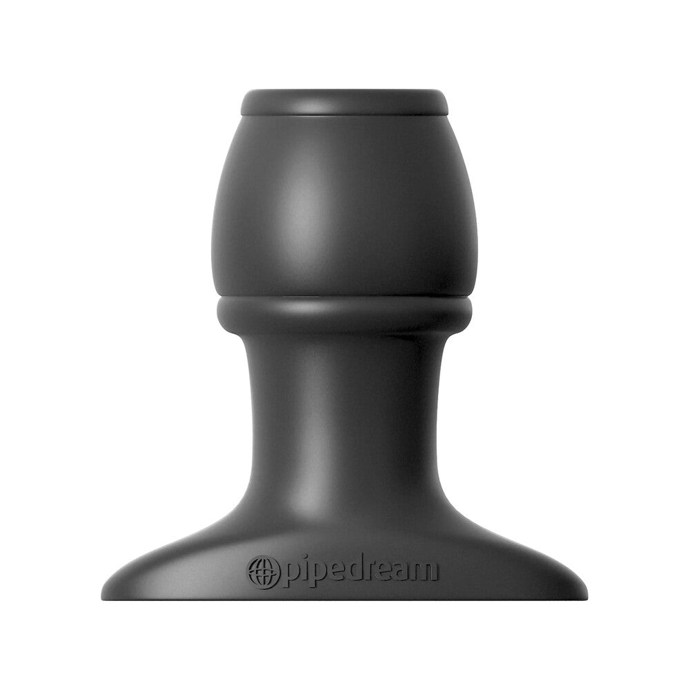 Anal Fantasy Open Wide Black Tunnel Plug|Front View|"black tunnel plug-front view"|