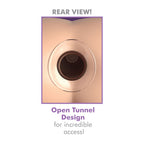 Anal Fantasy Mega Glass Anal Gaper|Side View|"glass gaper design-side view"|