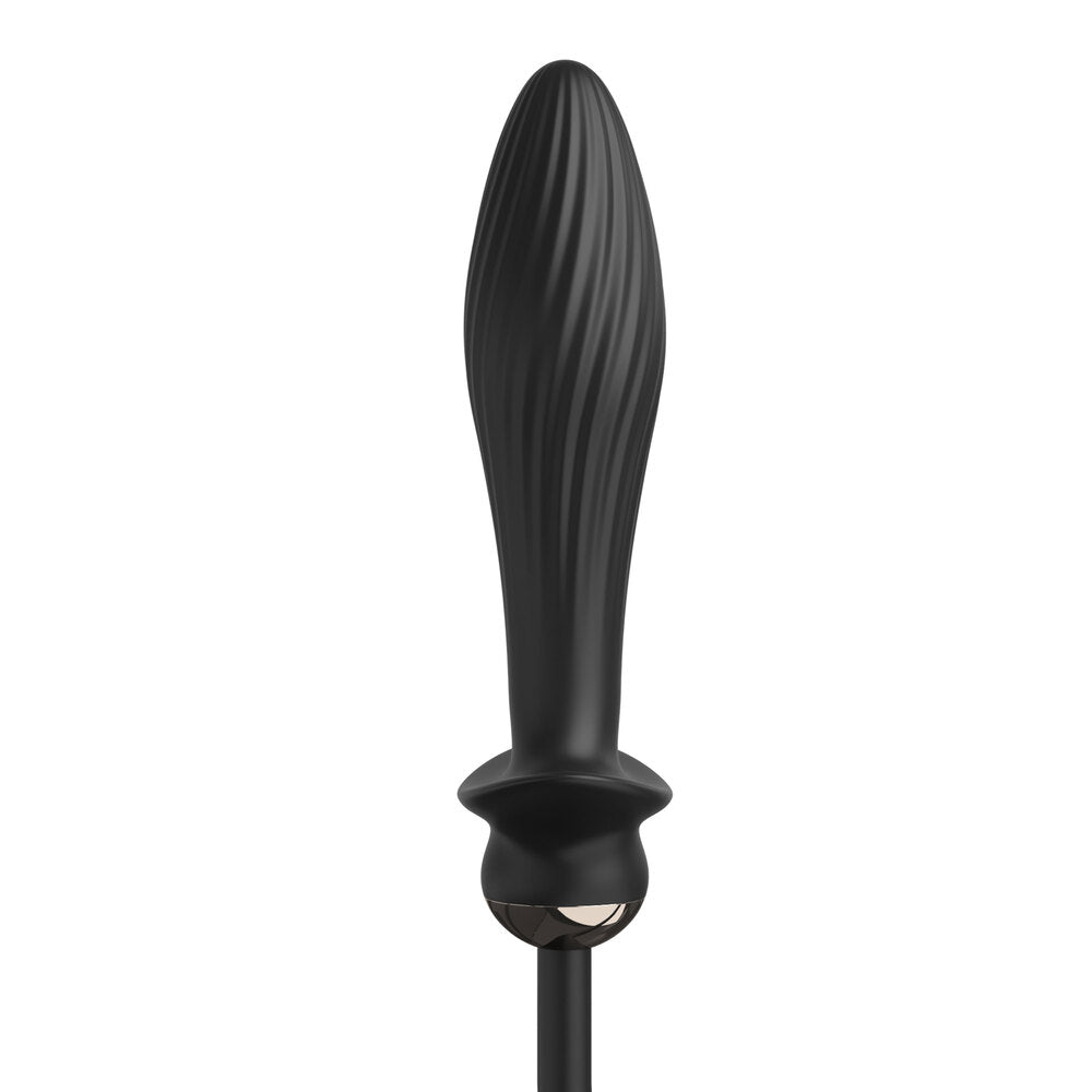 Pipedream-Anal-Fantasy-Auto-Throb-Inflatable-Vibrating-Plug|Side View|"ergonomic design-side view"