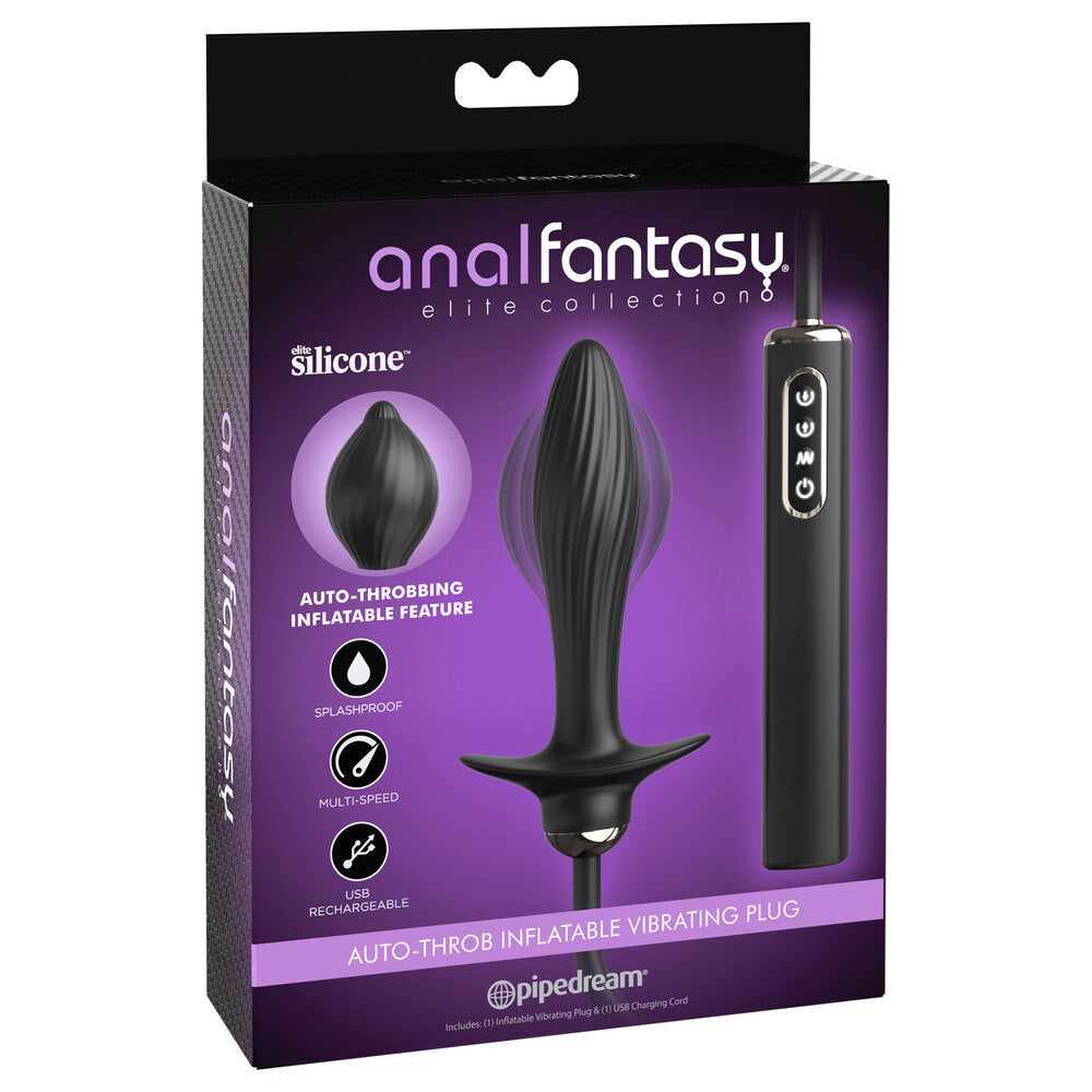 Pipedream-Anal-Fantasy-Auto-Throb-Inflatable-Vibrating-Plug|Set View|"complete kit-set view"