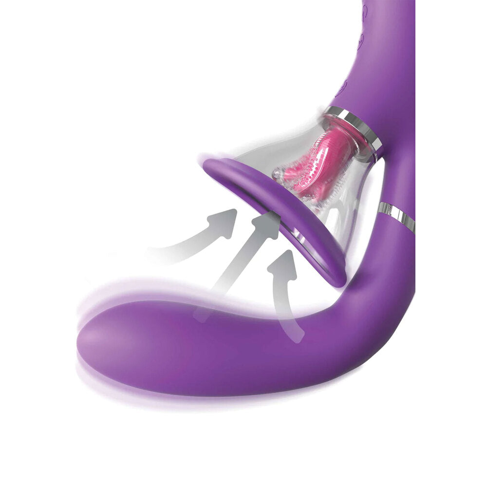 Fantasy For Her Ultimate Pleasure Pro Stimulator|Side View|"Premium stimulation system - side view"