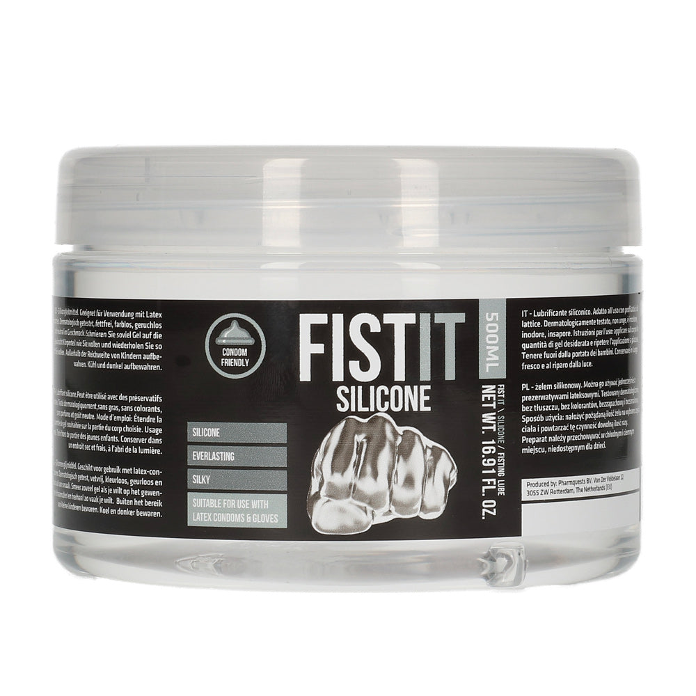 Fist It Silicone 500ml Lubricant|Front View|"silicone formula-front view adult toys direct"|