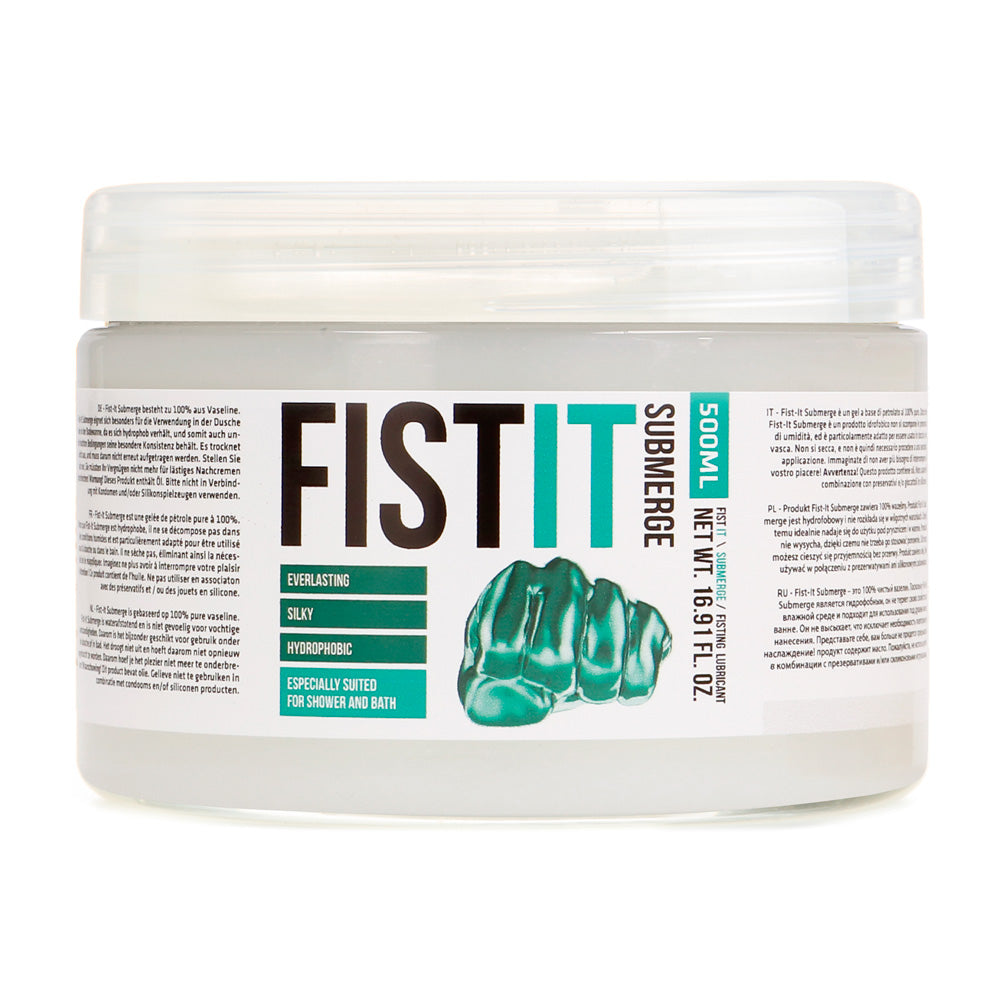 Fist It Submerge Petroleum Jelly 500ml|Front View|"petroleum jelly-front view adult toys direct"|