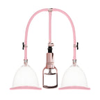 Pumped-Breast-Pump-Medium-Rose-Gold|Front View|"rose gold breast enhancement pump-front view"