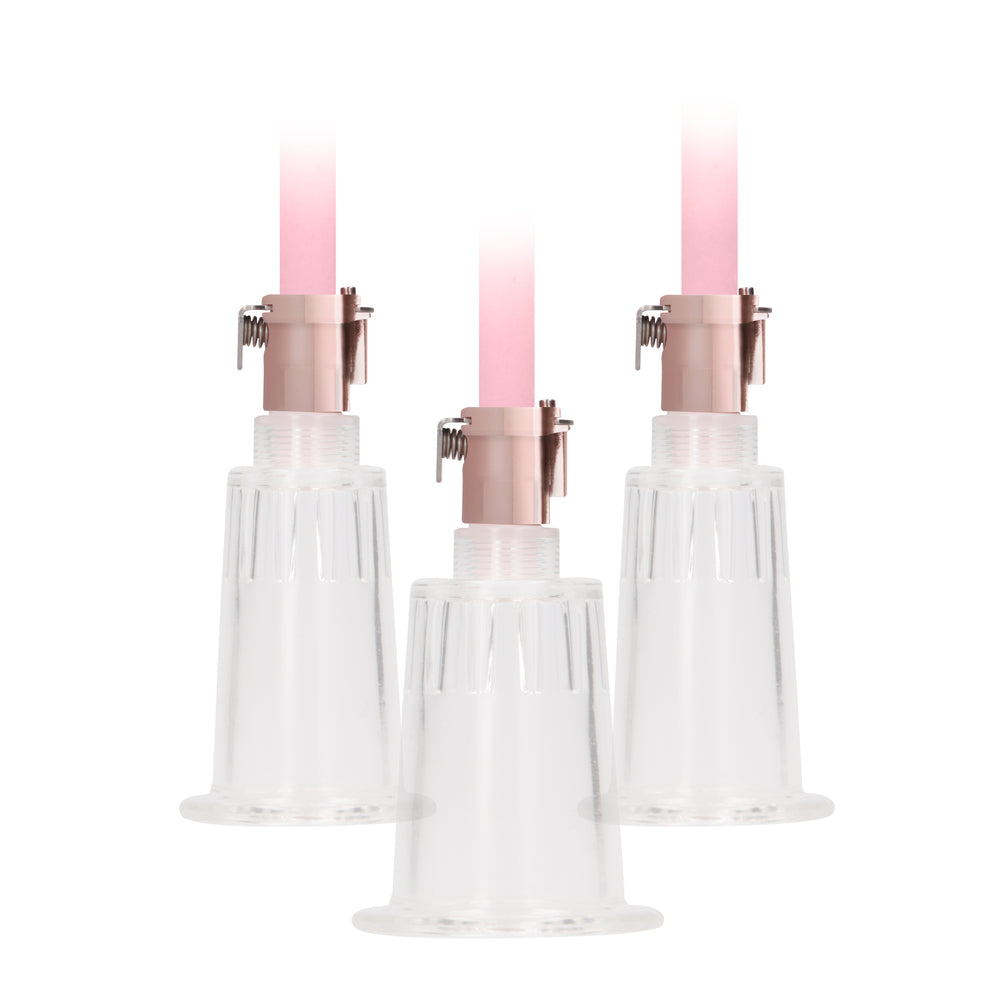 Pumped-Clitoral-and-Nipple-Pump-Set|Side View|"precision pump design-side view"