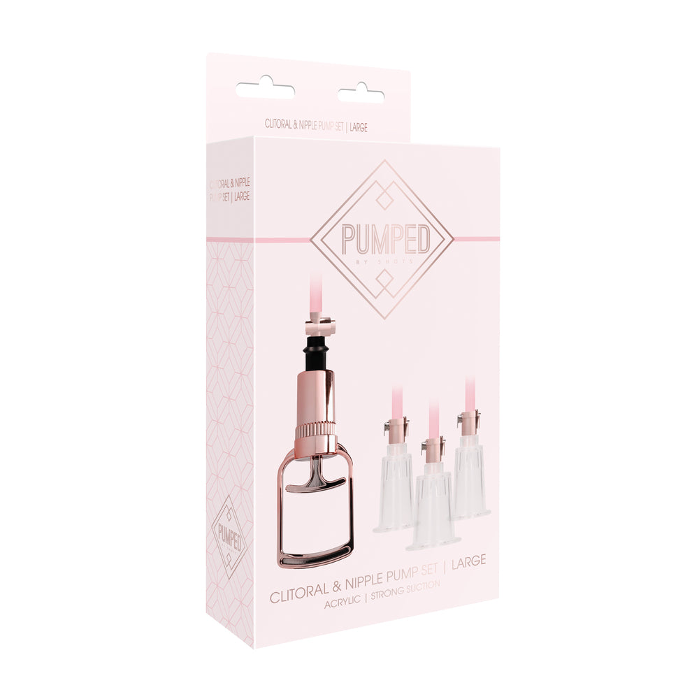 Pumped-Clitoral-and-Nipple-Pump-Set|Set View|"complete dual kit-set view"