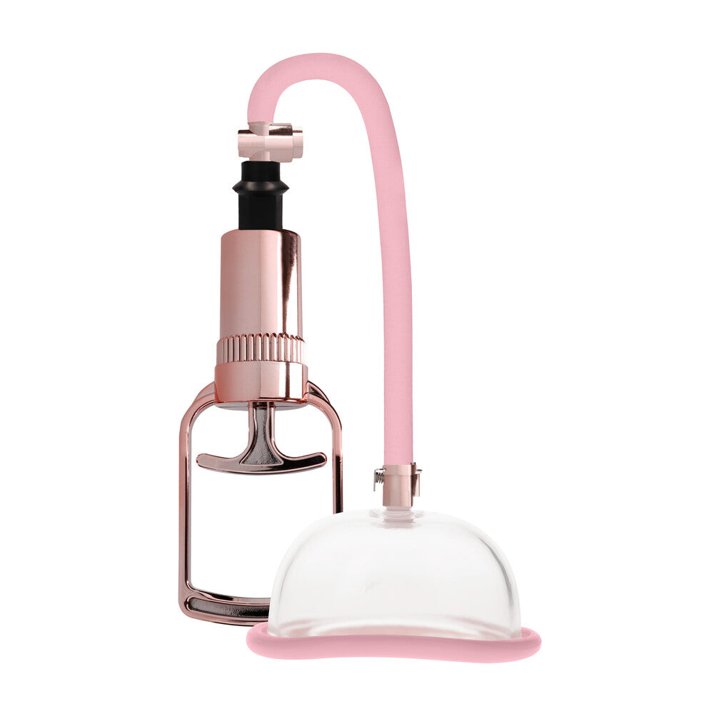 Pumped-Pussy-Pump-Rose-Gold|Front View|"rose gold enhancement pump-front view"
