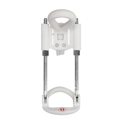 Pumped Penis Extender White|Front View|"Medical-grade penis extender with comfort system - front view"