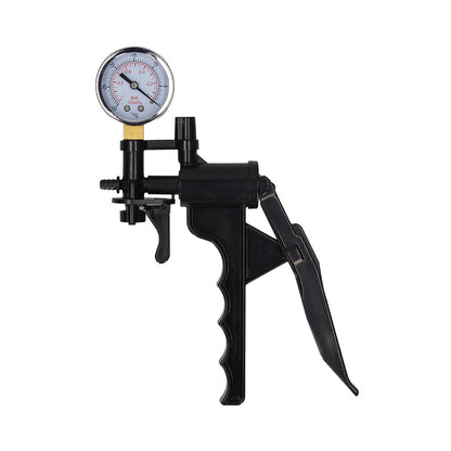 Elite Beginner Pump With PSI Gauge|Detail View|"Easy-read pressure gauge with safety limits - detail view"