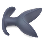 Black Silicone Ass Anchor Butt Plug|Detail View|"anchor plug features-detail view"|