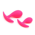 Copenhagen-Pink-Duo-Anal-Plug-Set|Side View|"set components-side view"