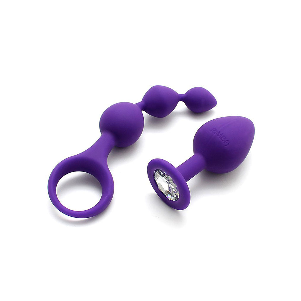 Barcelona-Purple-Anal-Pleasure-Play-Set|Side View|"set components-side view"