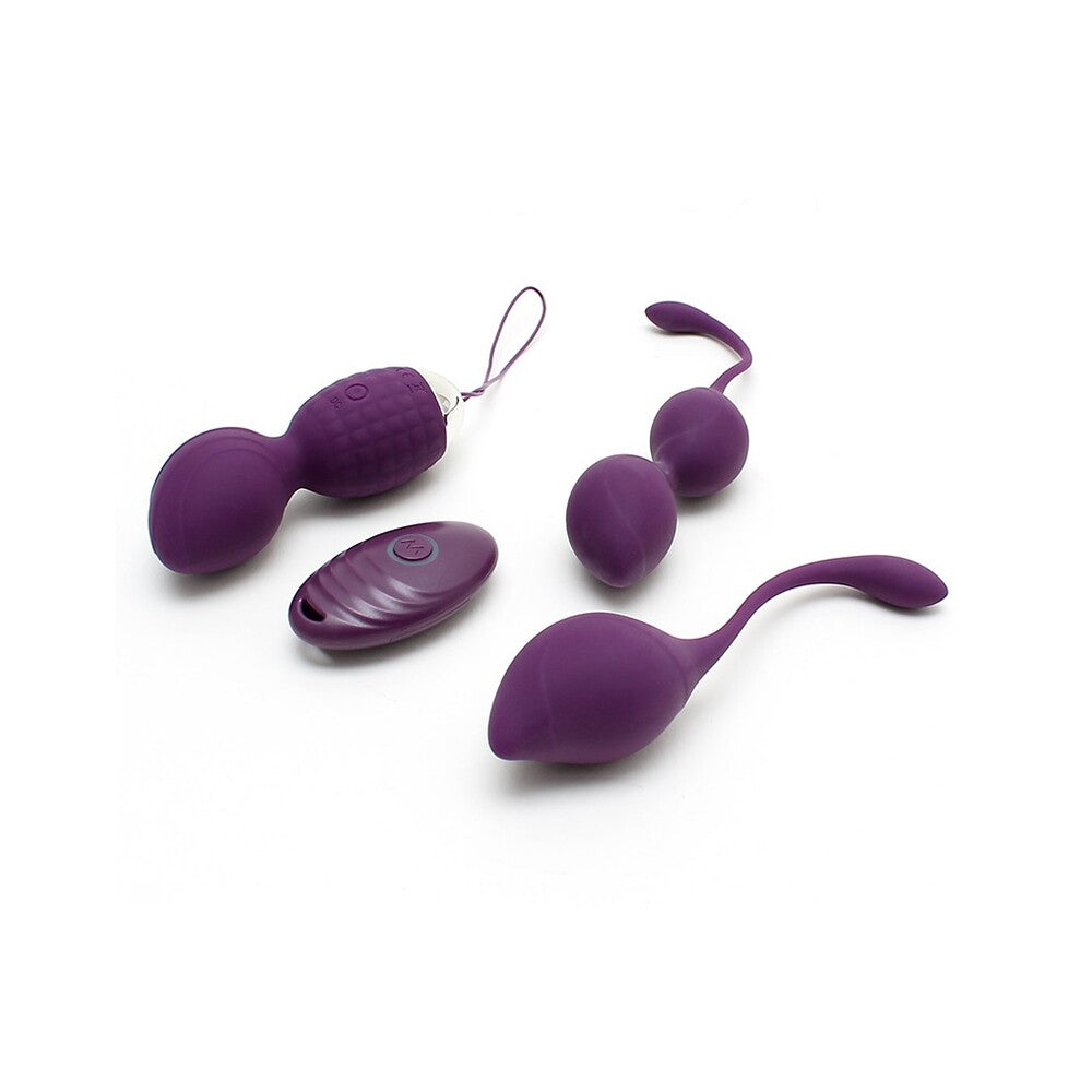 Rimini-Vibrating-Kegel-Ball-Set-With-Remote-Control|Side View|"remote control design-side view"