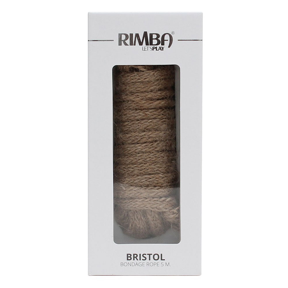 Rimba Bristol Bondage Rope 5 Meters|Detail View|"rope end detail-detail view adult toys direct"|