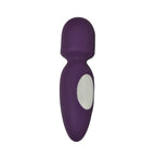 Rimba Valencia Mini Wand Vibrator Purple | Main | "compact purple silicone massager - main view"