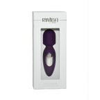 Rimba Valencia Mini Wand Vibrator Purple | Package | "complete mini wand set - package view"