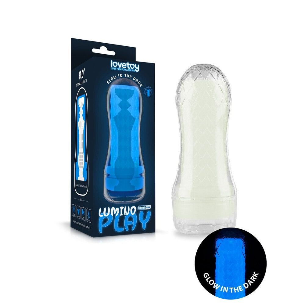 Lovetoy Glow In The Dark Lumino Play Masturbator 1|Front View|"lumino design - front view"
