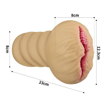 Lovetoy Aliens Pie Number 1 Masturbator Flesh Pink|Back View|"quality build - back view"