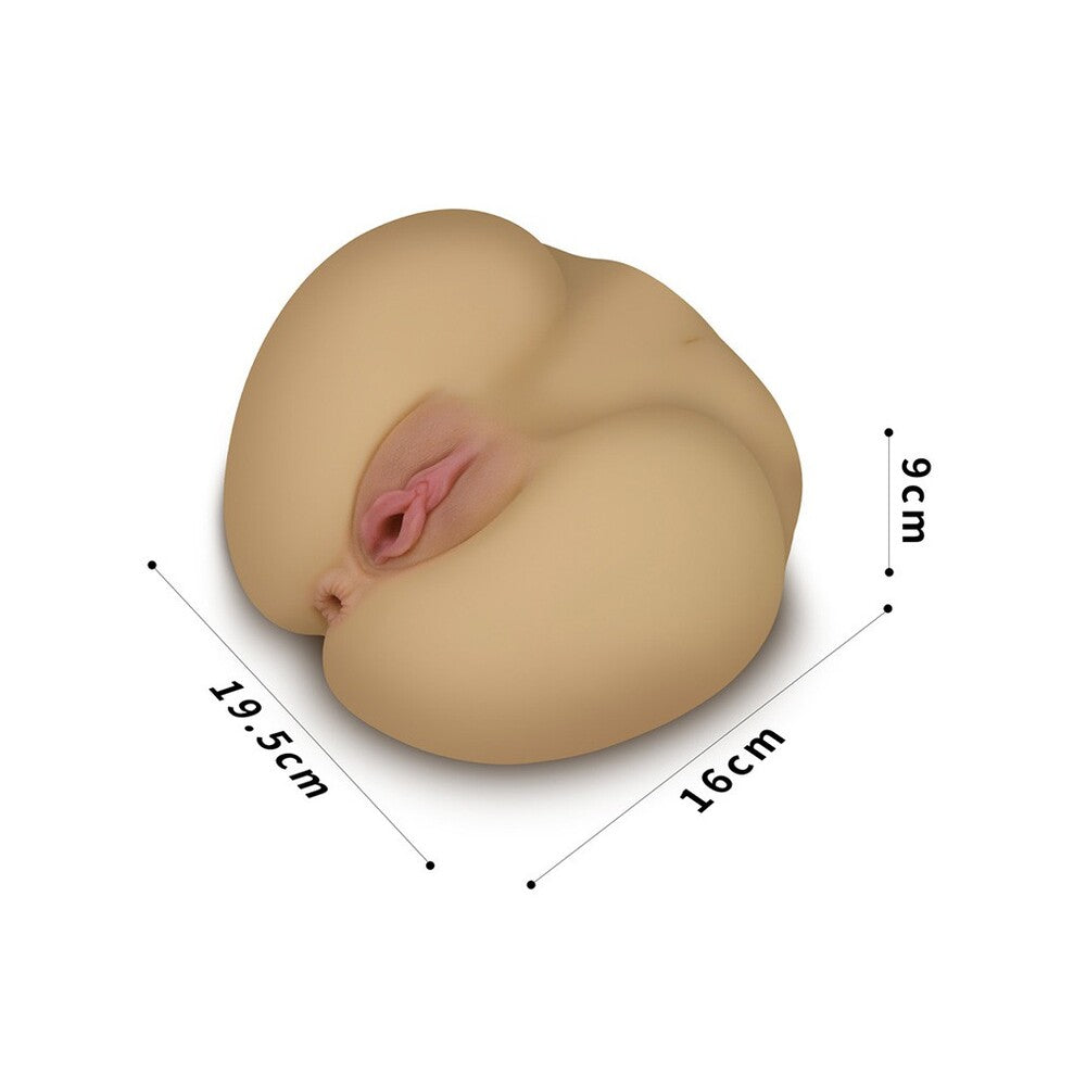 Lovetoy Streetgirls Number 3 Masturbator Flesh Pink|Side View|"girls detail - side view"