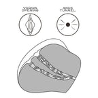 Lovetoy Streetgirls Number 4 Masturbator Flesh Pink|Detail View|"surface detail - detail view"